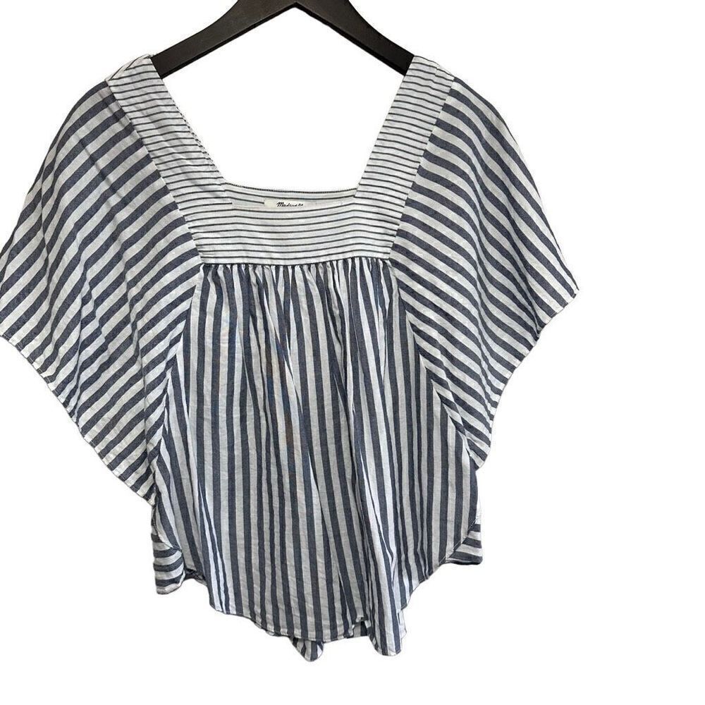 Madewell Butterfly Top in Stripe Play size xs